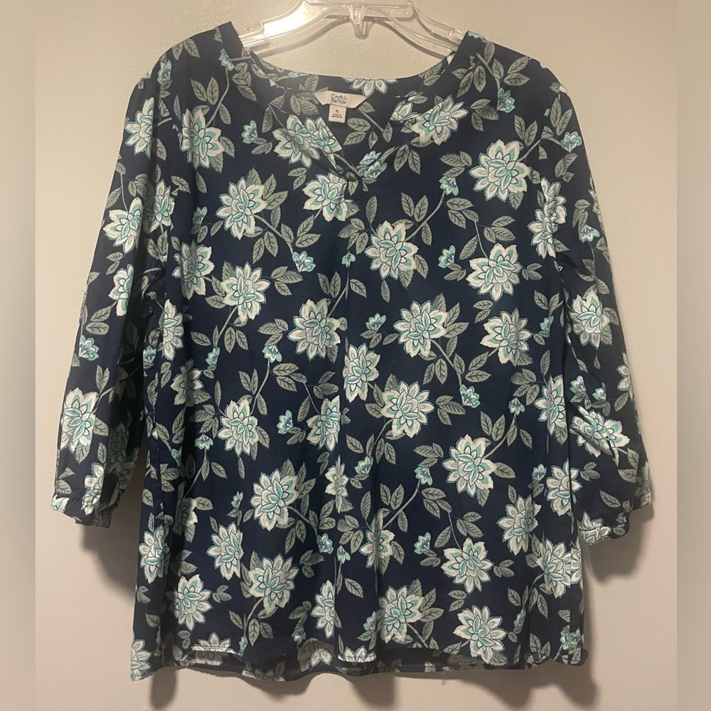 Croft & Barrow Women’s Tunic Top Sz XL